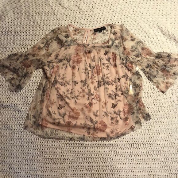 NWT Almost Famous blouse sz L - Picture 5 of 7